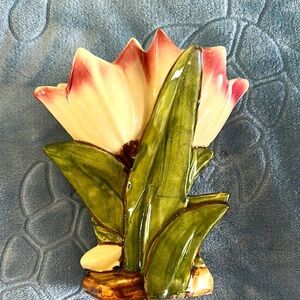 Vintage McCoy Tulip Floral Ceramic Decor